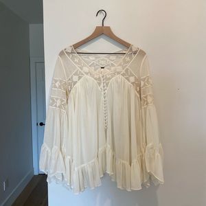 Cream Free People top